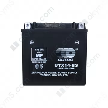 Мото аккумулятор Outdo (UTX14-BS) 12V 12Ah L+