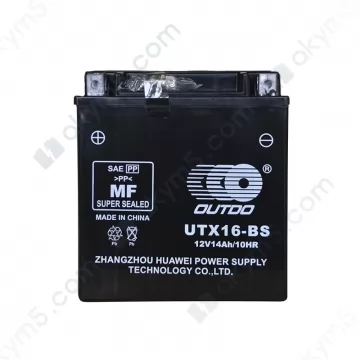 Мото акумулятор Outdo (UTX16-BS) 12V 14Ah L+