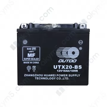 Мото акумулятор Outdo (UTX20-BS) 12V 18Ah L+