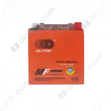 Мото аккумулятор Outdo (UTX7L-BS) gel 12V 7Ah R+