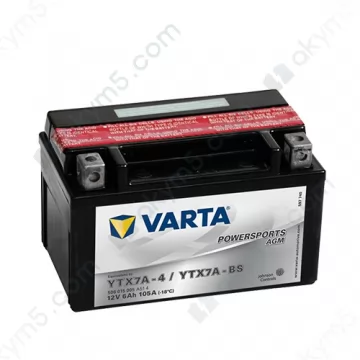 Мото акумулятор Varta PS AGM (YTX7A-BS) 12V 6Ah 105А L+
