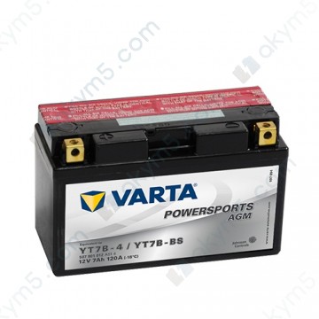 Мото акумулятор Varta PS AGM (YT7B-BS) 12V 7Ah 120A L+