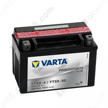 Мото акумулятор Varta PS AGM (YTX9-BS) 12V 8Ah 135A L+