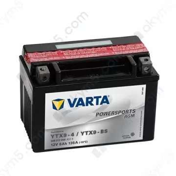 Мото аккумулятор Varta PS AGM (YTX9-BS) 12V 8Ah 135A L+