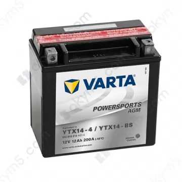 Мото аккумулятор Varta PS AGM (YTX14-BS) 12V 12Ah 200A L+