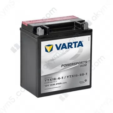 Мото аккумулятор Varta PS AGM (YTX16-BS-1) 12V 14Ah 210A R+