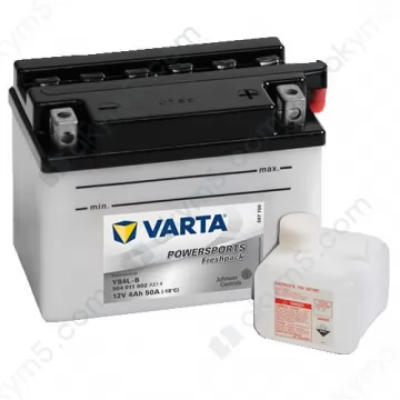 Мото аккумулятор Varta PS FP (YB4L-B) 12V 4Ah 50А R+ (сухозаряженный)