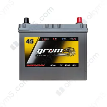 Акумулятор Grom Battery 45Ah 430A JR+ (EN) тонка клема