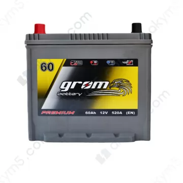 Акумулятор Grom Battery 60Ah 520A JL+ (EN)