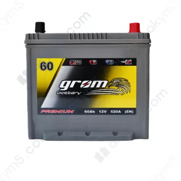Аккумулятор Grom Battery 60Ah JR+ 520A (EN)