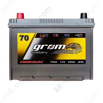 Аккумулятор Grom Battery 70Ah 600A JL+ (EN)