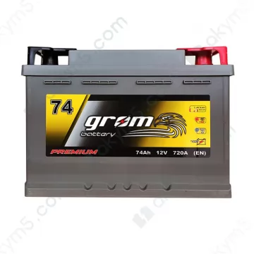 Акумулятор Grom Battery 74Ah R+ 720A (EN)