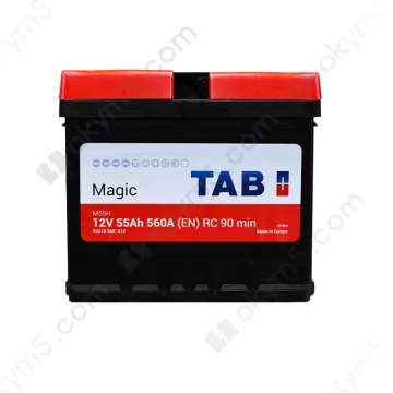 Автомобильный аккумулятор TAB Magic 55Аh R+ 560A (En)