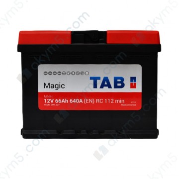 Акумулятор TAB Magic 66Ah R+ 640А (En)