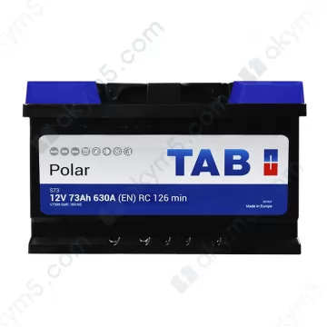 Аккумулятор TAB Polar S 73Ah R+ 630A низкобазовый