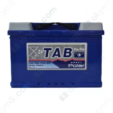 Аккумулятор Tab Polar Blue 75AH R+ 750A (EN)