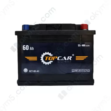 Автомобильный аккумулятор TOP CAR Expert 60Ah R+ 480A
