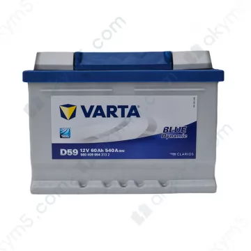 Акумулятор Varta Blue Dynamic 60Ah R+ 540A (низькобазовий)