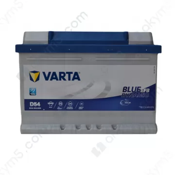 Акумулятор Varta Blue Dynamic D54 EFB 65Ah R+ 650A низькобазовий