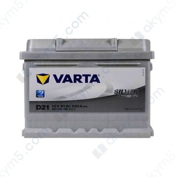 Акумулятор Varta Silver Dynamic 61Ah R+ 600 A (EN) (низькобазовий)