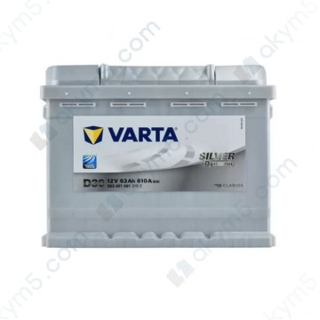 Автомобільний акумулятор Varta Silver Dynamic 63Ah L+ 610A (EN)