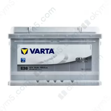 Акумулятор Varta Silver Dynamic 74Ah R+ 750A (EN) (низькобазовий)