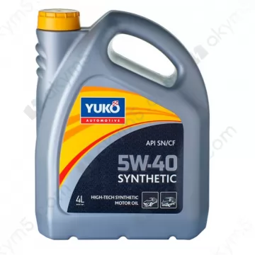 Моторное масло Yuko Synthetic 5W-40 4л