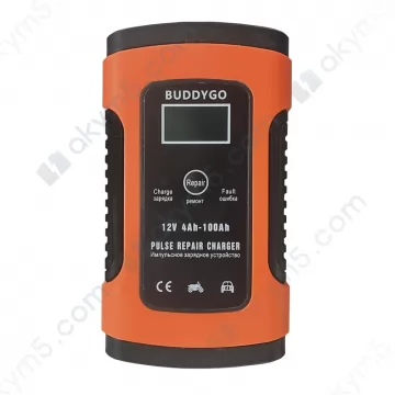 Зарядное устройство BuddyGo 4-100 А/час с цифровым индикатором для авто аккумуляторов